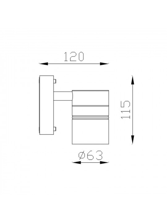 Outdoor lampshades LUCIDE 14867/05/12 ARNE 