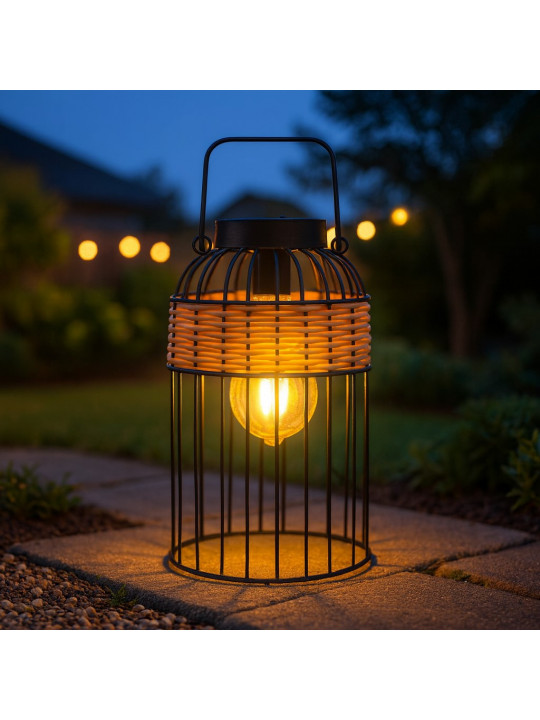 Դրսի լուսամփոփ KOOPMAN SOLAR LANTERN PP D16XH25CM (C46999580)