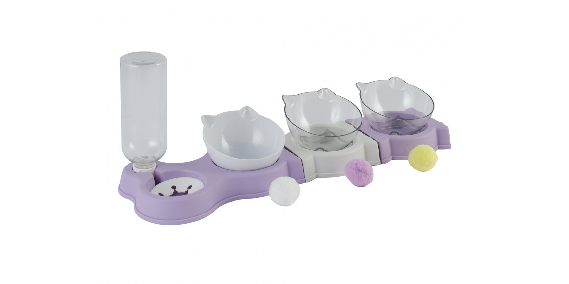 Bowl for feed PET FEEDER 3 + 1 WATER BOWL (987479-310)