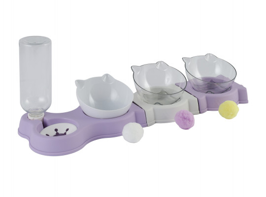 Bowl for feed PET FEEDER 3 + 1 WATER BOWL (987479-310)