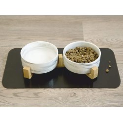 Mat for bowl CRYSTALDESK 40X22 BLACK 093475 