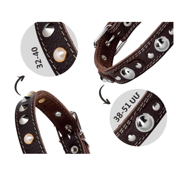 Амуниция для животных EMOTICO.PETS COLLAR 32-40 20MM (082623-108)