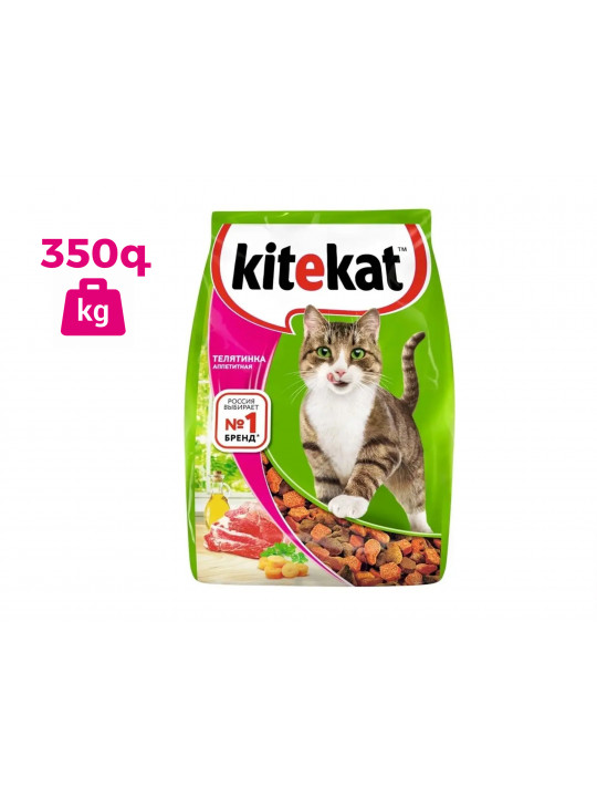 Կենդանիների կեր KITEKAT DELICIOUS VEAL 350 GR 371227