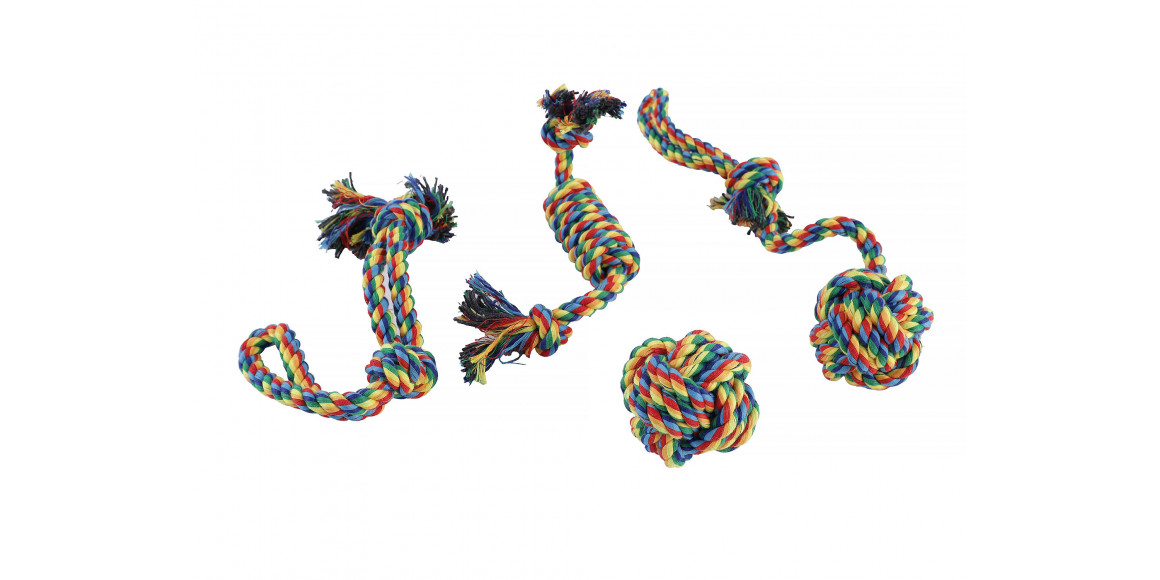 Pet toy HAPPY FUZZIES ROPES SET (003313-95)