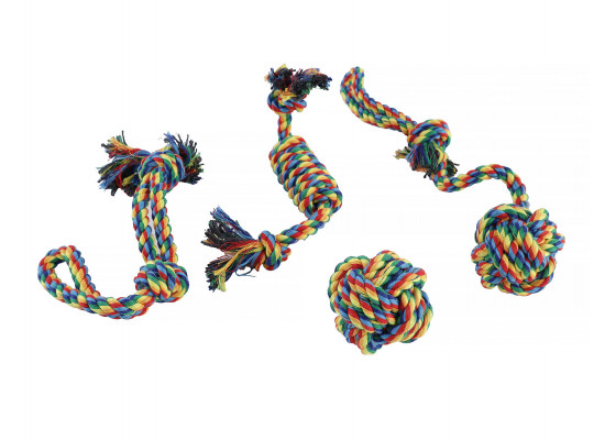 Pet toy HAPPY FUZZIES ROPES SET (003313-95)