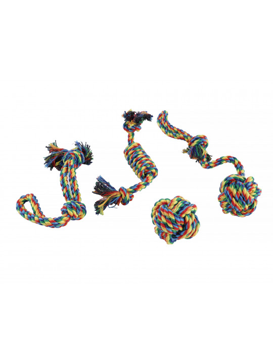 Pet toy HAPPY FUZZIES ROPES SET (003313-95)