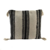 Подушка для стула KOOPMAN 45X45CM BLACK STRIPE (A35850430)