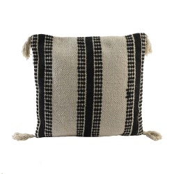 Աթոռի բարձիկ KOOPMAN 45X45CM BLACK STRIPE (A35850430)