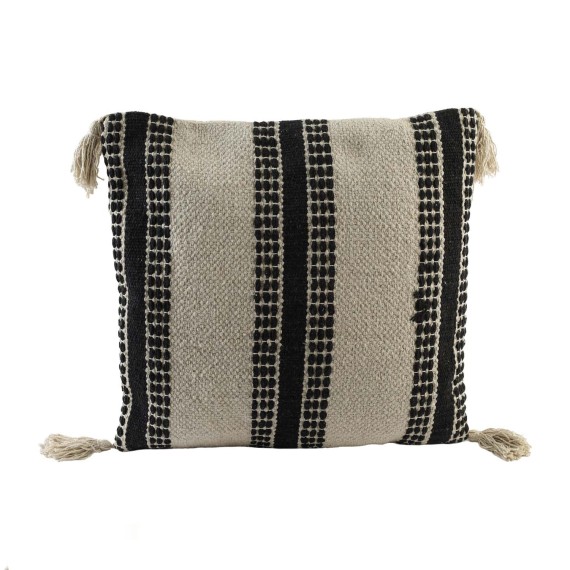 Աթոռի բարձիկ KOOPMAN 45X45CM BLACK STRIPE (A35850430)