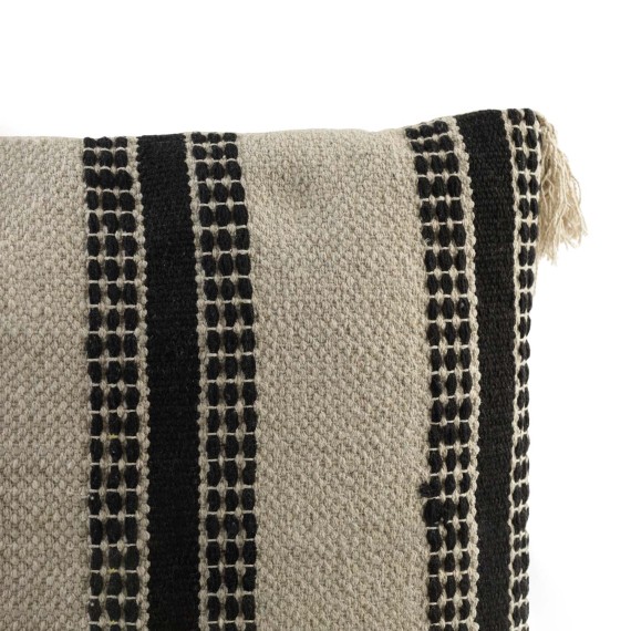 Աթոռի բարձիկ KOOPMAN 45X45CM BLACK STRIPE (A35850430)
