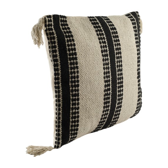 Աթոռի բարձիկ KOOPMAN 45X45CM BLACK STRIPE (A35850430)