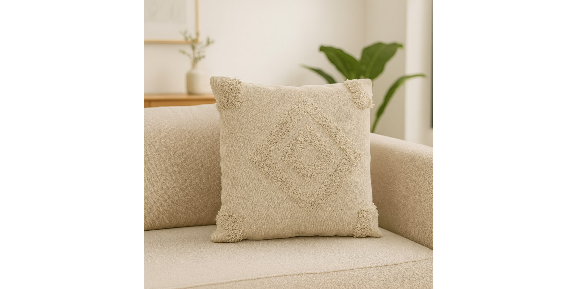Подушка KOOPMAN 45X45CM COTTON TUFTED (839436) (A35833000)