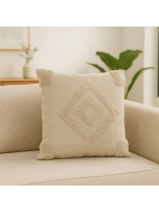 Բարձ KOOPMAN 45X45CM COTTON TUFTED (839436) (A35833000)