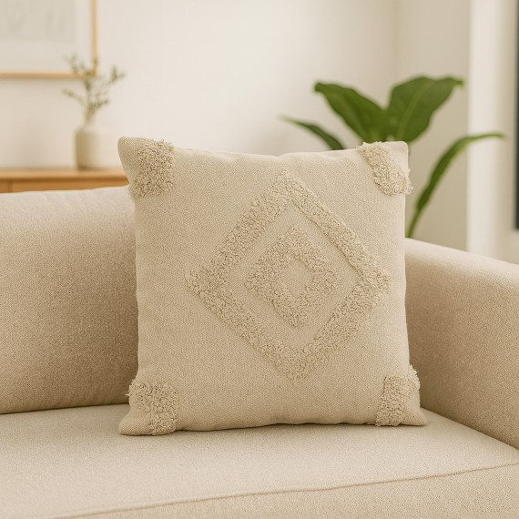 Pillow KOOPMAN 45X45CM COTTON TUFTED (839436) (A35833000)
