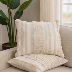 Pillow KOOPMAN 45X45CM TASSELS 3ASS (A35850010)