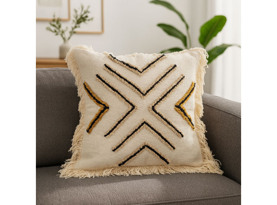 Բարձ KOOPMAN 45X45CM WITH FRINGLES (541237) (A35940810)