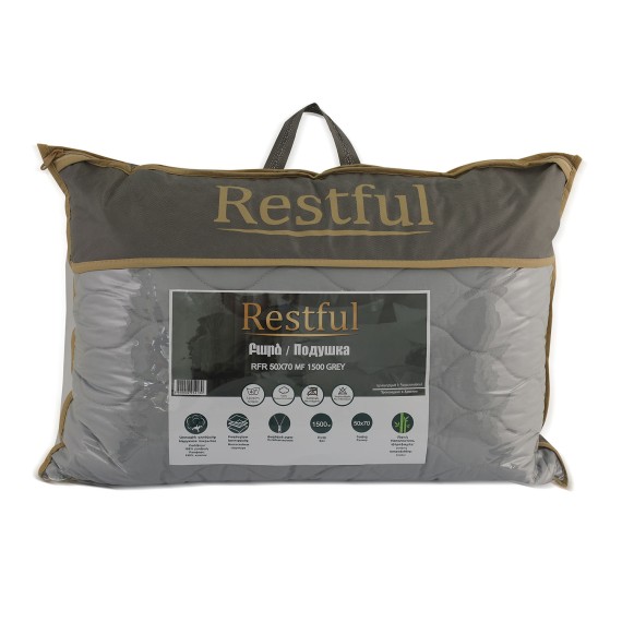Pillow RESTFUL RFR 50X70 MF 1500 GREY 
