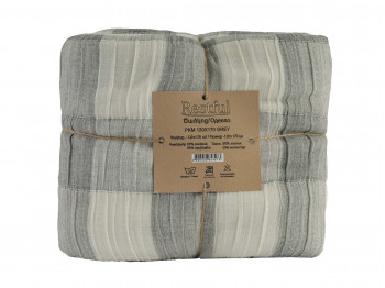 Plaid RESTFUL PKM 120X170 GREY 