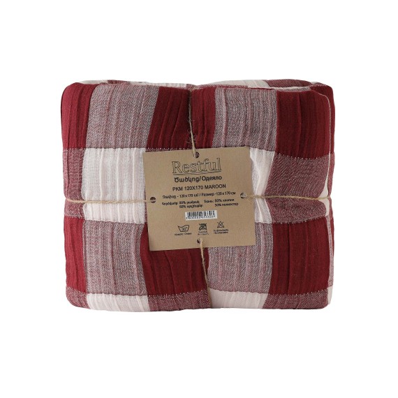 Плед RESTFUL PKM 120X170 MAROON 