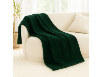 Plaid KOOPMAN 125X150CM FLEECE GREEN (232531) (HZ1011820)