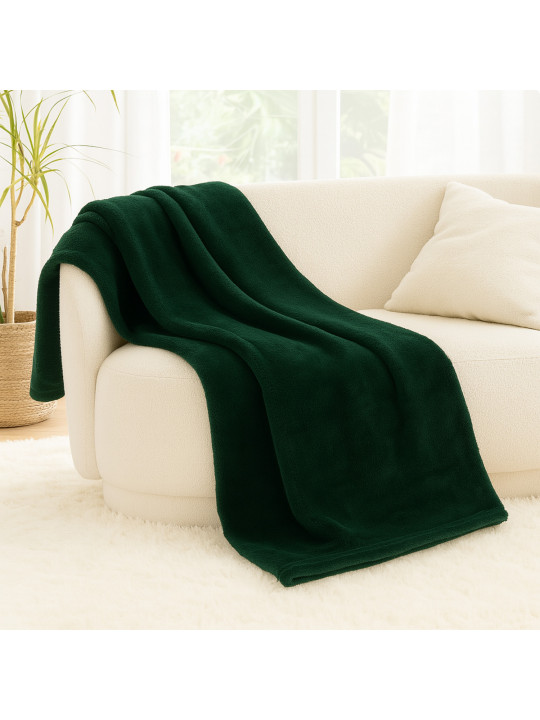 Ծածկոց KOOPMAN 125X150CM FLEECE GREEN (232531) (HZ1011820)