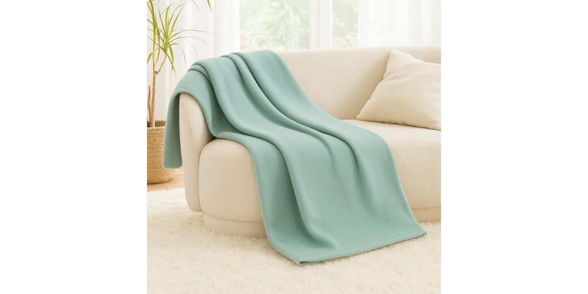 Ծածկոց KOOPMAN 125X150CM FLEECE GREEN (HZ1011750)