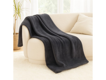 Plaid KOOPMAN 125X150CM FLEECE GREY (HZ1011790)