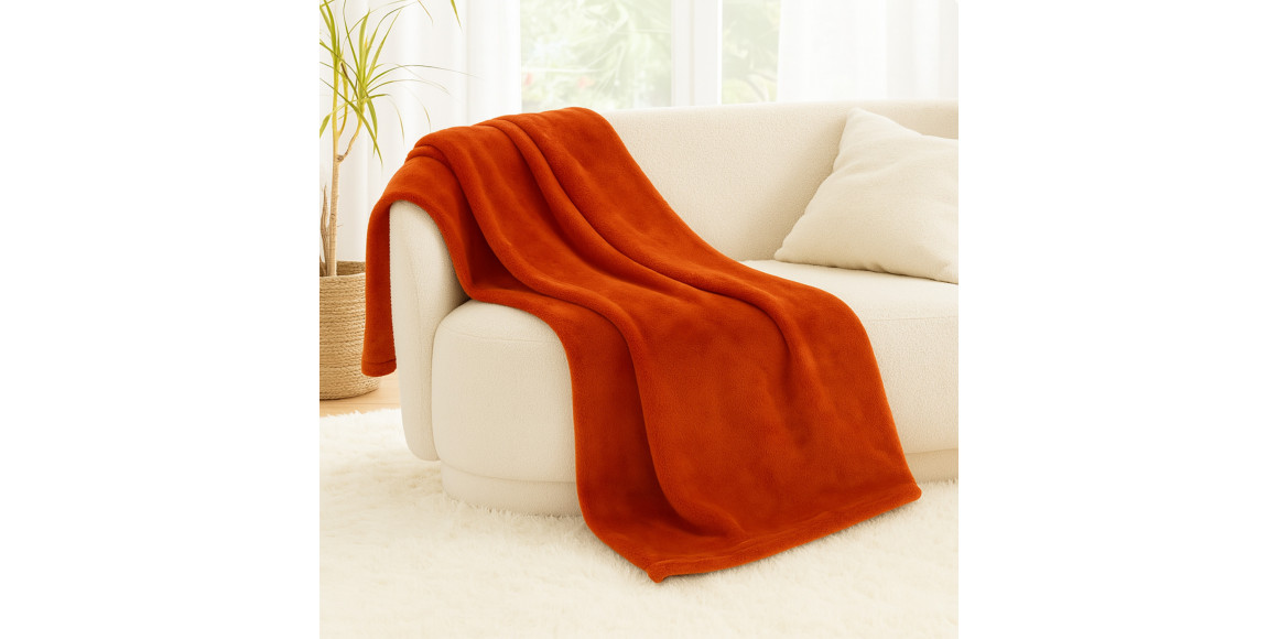 Плед KOOPMAN 125X150CM FLEECE TABAC (232562) (HZ1011850)