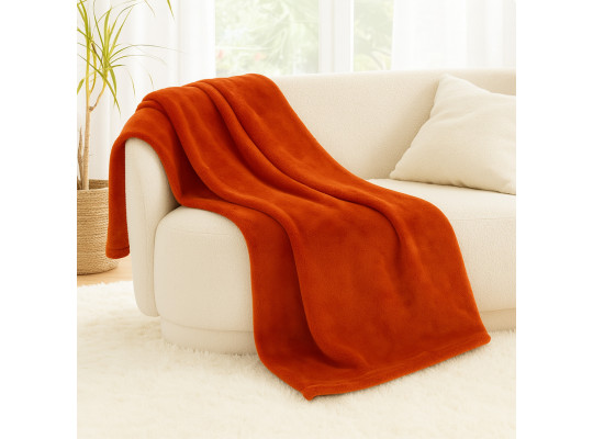 Ծածկոց KOOPMAN 125X150CM FLEECE TABAC (232562) (HZ1011850)