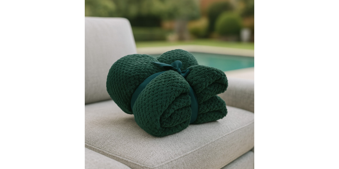 Плед KOOPMAN 130X170CM FLEECE GREEN (HZ1011950)