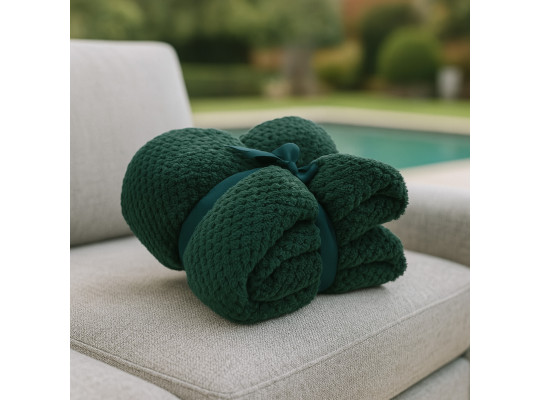 Ծածկոց KOOPMAN 130X170CM FLEECE GREEN (HZ1011950)