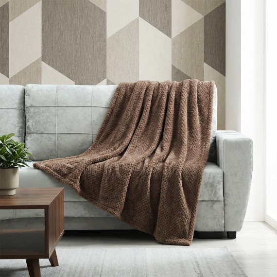Plaid KOOPMAN 130X170CM FLEECE TAUPE (HZ1011930)
