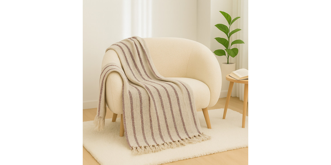 Plaid KOOPMAN 130X170CM THROW 2ASS CLR (A35940110)