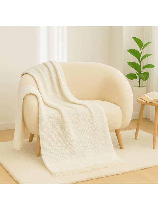 Plaid KOOPMAN 130X170CM THROW COTTON (A35940990)