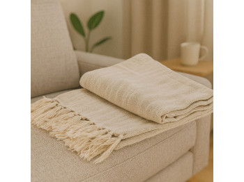 Ծածկոց KOOPMAN 130X170CM THROW COTTON 4ASS CL (A35941040)