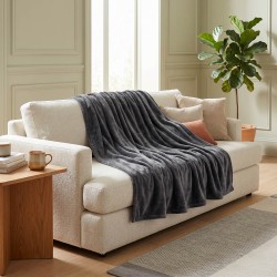 Plaid KOOPMAN 180X230CM FLEECE GREY (HZ1011870)