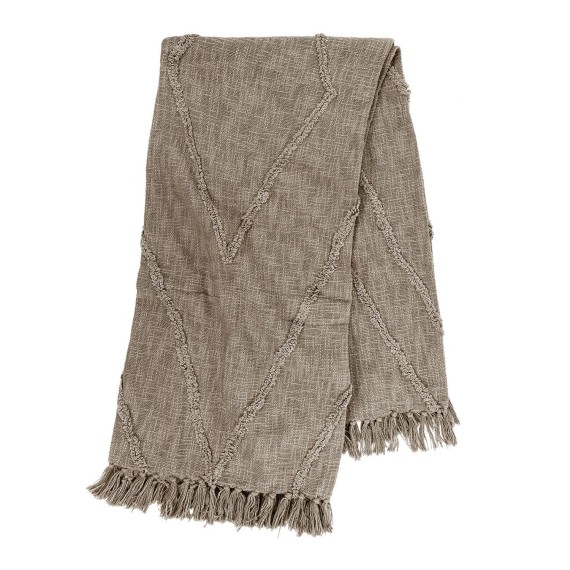 Plaid TISECO 3462TAUPE XXL SAHARA 250X260CM 