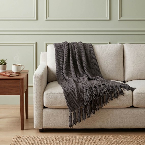Plaid TISECO 3613GREY RENEE 130X170CM 