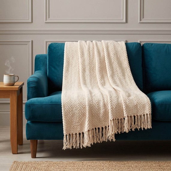 Plaid TISECO 3613IVORY RENEE 130X170CM 