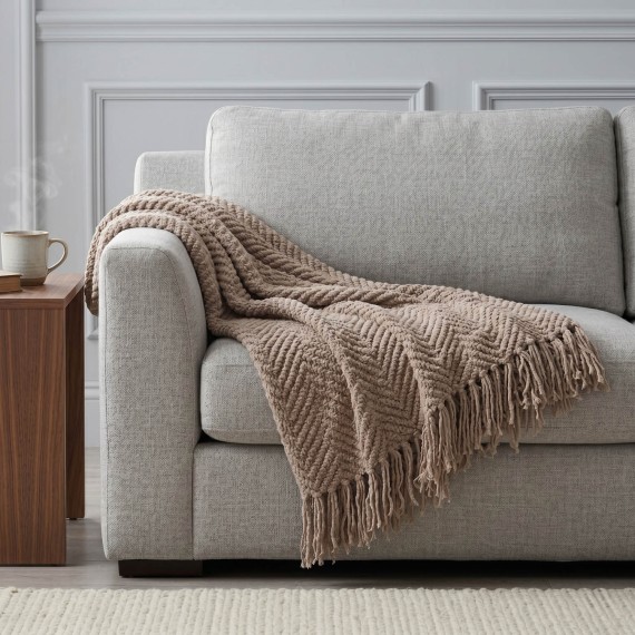 Plaid TISECO 3613TAUPE RENEE 130X170CM 