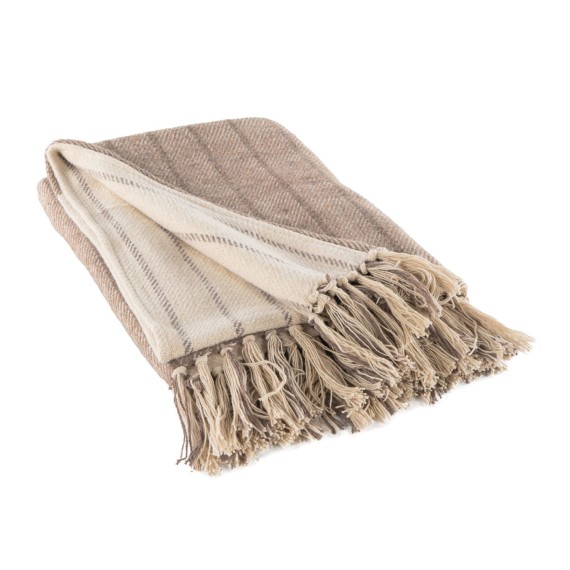 Plaid TISECO 3663TAUPE ALMA 130X160CM 