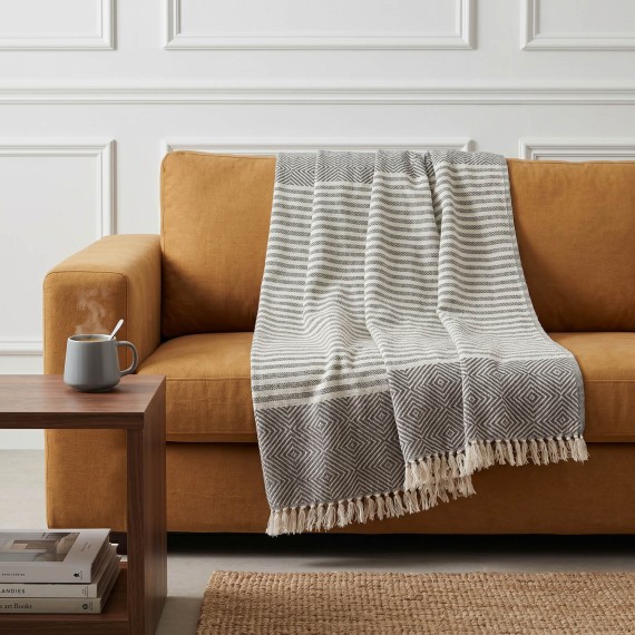 Plaid RESTFUL AC 170X200 BBL GREY 