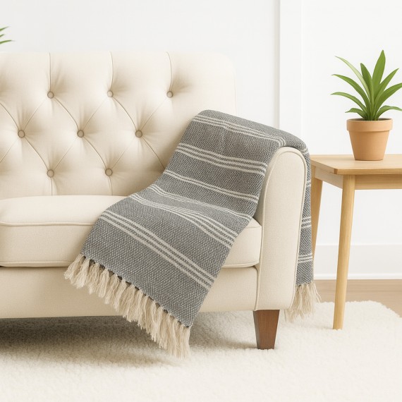 Plaid RESTFUL AC 170X200 LI GREY 