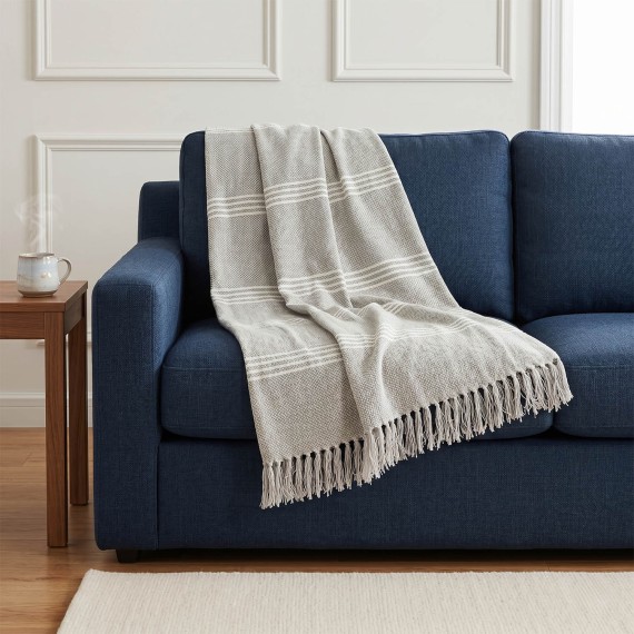 Plaid RESTFUL AC 170X200 LI LIGHT GREY 