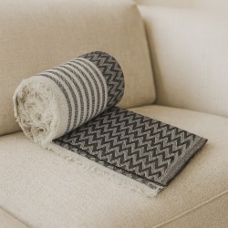 Plaid RESTFUL AC 170X200 LZ COFFEE 