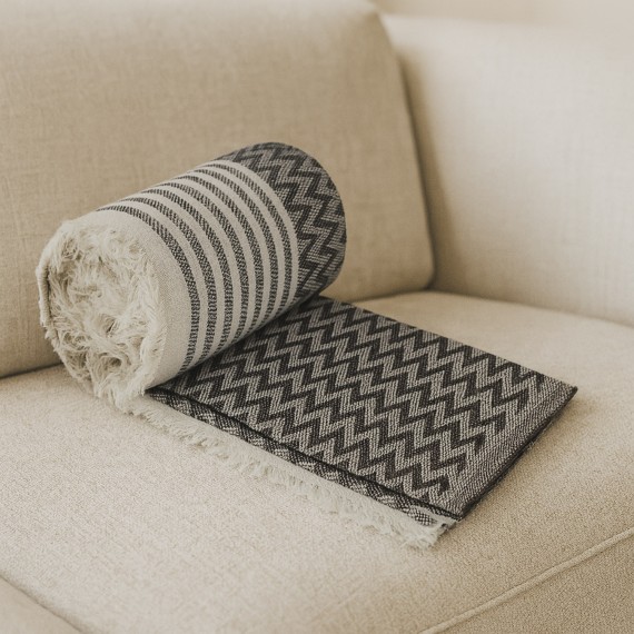 Plaid RESTFUL AC 170X200 LZ COFFEE 