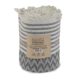 Plaid RESTFUL AC 170X200 LZ GREY 