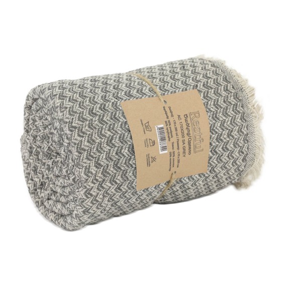 Plaid RESTFUL AC 170X200 SA GREY 