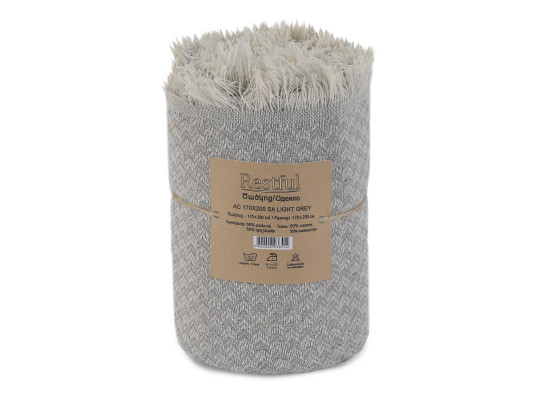 Плед RESTFUL AC 170X200 SA LIGHT GREY 