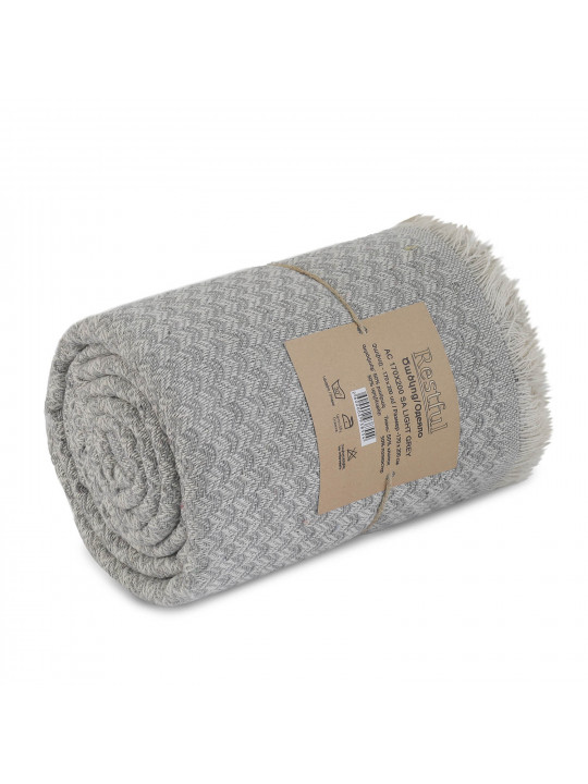 Плед RESTFUL AC 170X200 SA LIGHT GREY 